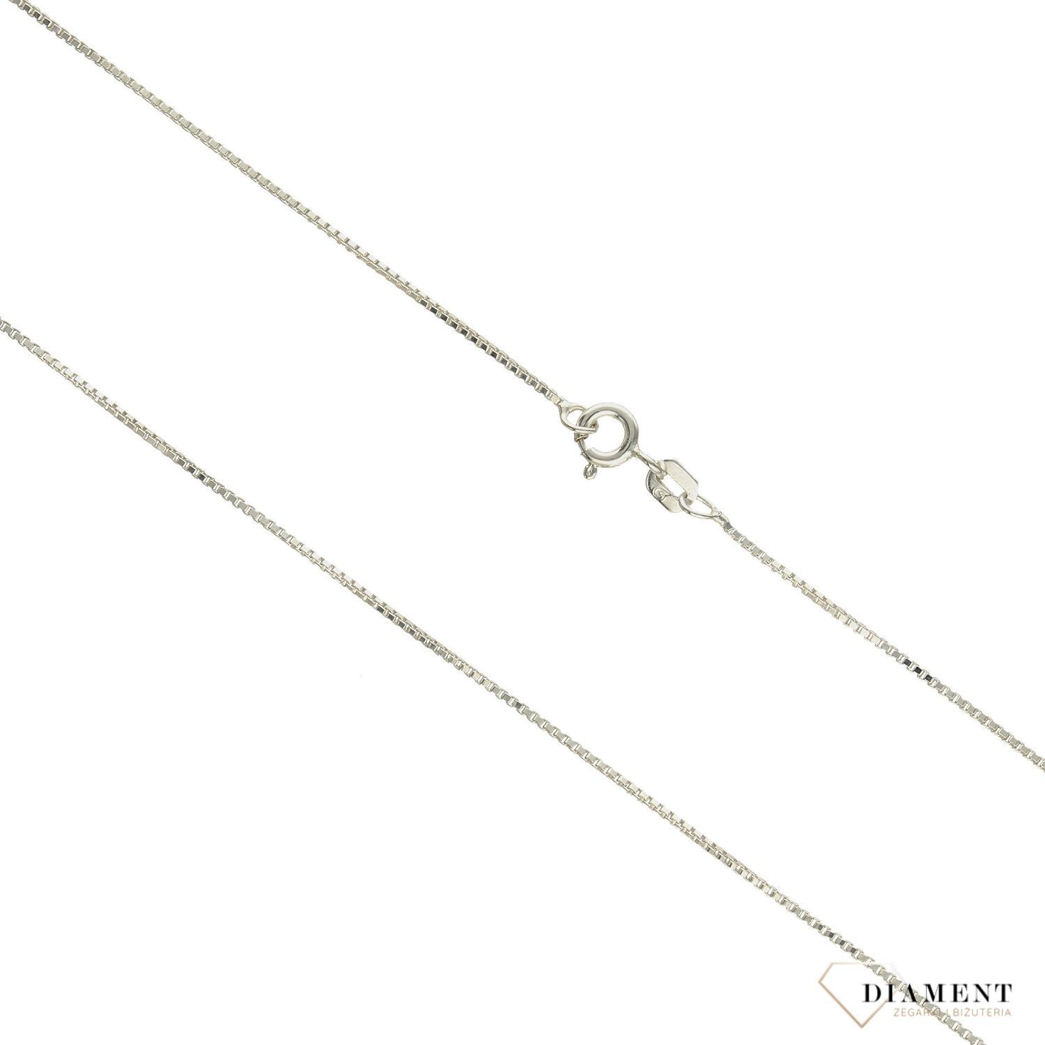 Łańcuszek srebrny kostka 1mm (1).jpg